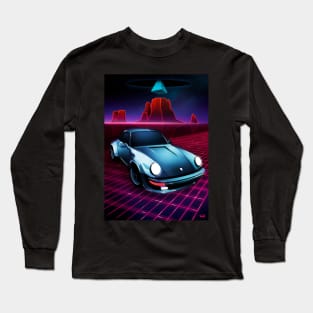 Porsche 911 - Neon Mesa Desert Long Sleeve T-Shirt